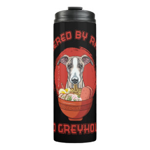 Ramen Sushi Greyhound Hond T-shirt Thermosbeker