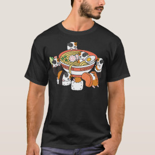 Ramen Sushi Guinee Pig Pet  T-shirt