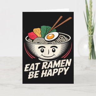 Ramen T-shirt Kawaii Stijl Grappige Japanse Anime Kaart