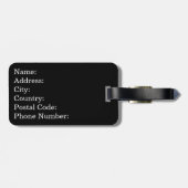 Ramen tekst ontwerp bagagelabel (Achterkant horizontaal)