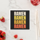 Ramen tekst ontwerp servet (Insitu)