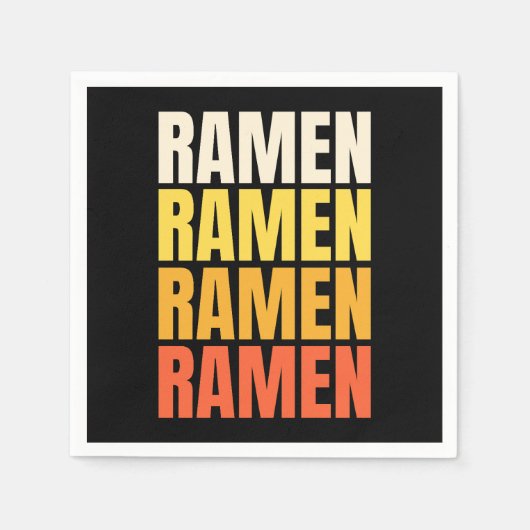 Ramen tekst ontwerp servet (Voorkant)