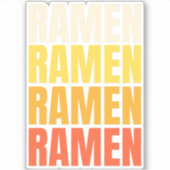 Ramen tekst ontwerp sticker (Voorkant)