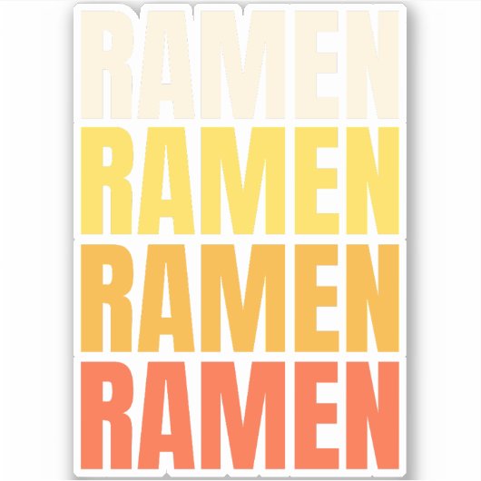 Ramen tekst ontwerp sticker (Voorkant)