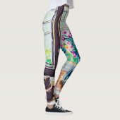 Ramen thee en bloemen leggings (Rechts)