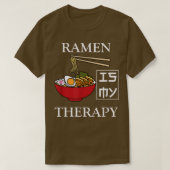 Ramen Therapy Ironic Noodle Squad Ramen Bowl T-shirt (Design voorkant)