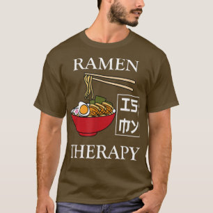 Ramen Therapy Ironic Noodle Squad Ramen Bowl T-shirt