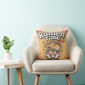Ramen Time - Schattigee Cartoon Ramen Bowl Kussen (Stoel)