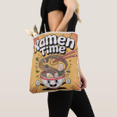 Ramen Time - Schattigee Cartoon Ramen Bowl Tote Bag (Dichtbij)