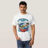 Ramen Tsunami-golf – Slurp de storm T-shirt (Voorkant volledig)