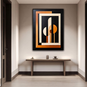 Ramen van oneindigheid canvas afdruk