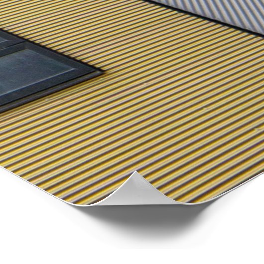 Ramen van witte en beige gebouwen poster (Hoek)