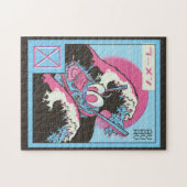 Ramen Vaporwave Legpuzzel (Horizontaal)