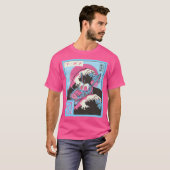 Ramen Vaporwave Wave Dragon T-shirt (Voorkant volledig)