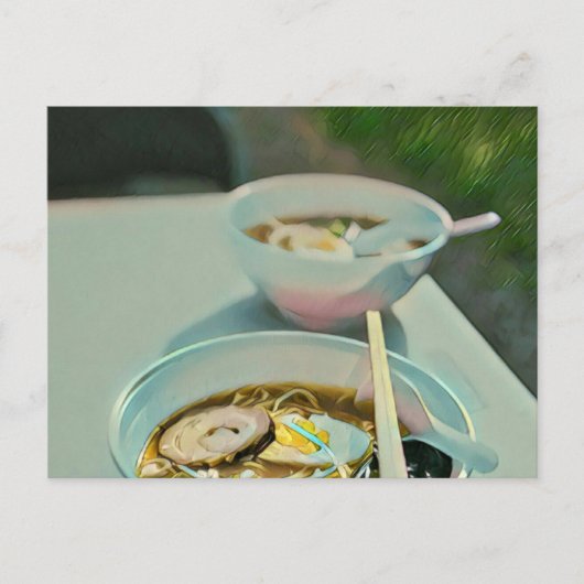 Ramen verjaardagscadeau briefkaart (Voorkant)