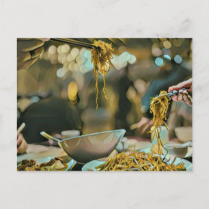 Ramen verjaardagscadeau briefkaart