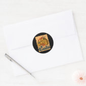 Ramen videogamecontroller ronde sticker (Envelop)