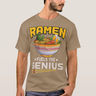 Ramen voedt het genie Funny Anime Ramen Lover T-shirt