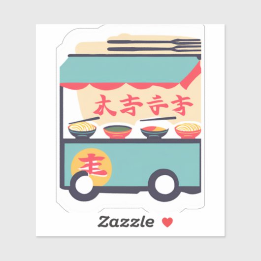 Ramen voor iedereen sticker (Vel)