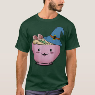 Ramen Witch Pet Lazy Halloween Costume Kawaii Japa T-shirt