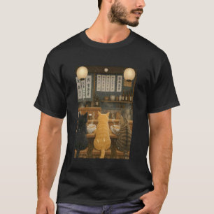Ramenliefhebber Kattenliefhebber Japanse Noedels K T-shirt