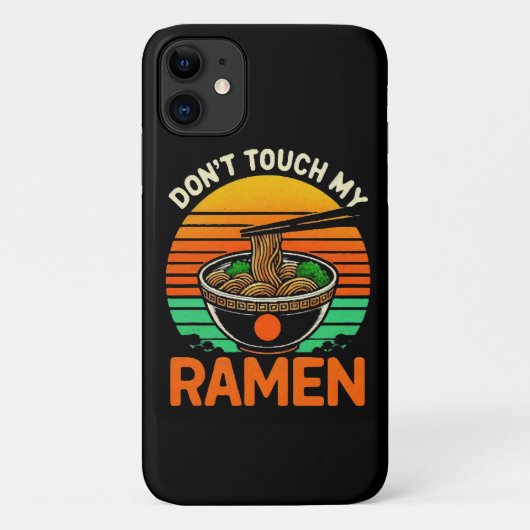 Ramenliefhebber Niet Aanraken Case-Mate iPhone Case (Achterkant)