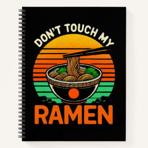 Ramenliefhebber Niet Aanraken Notitieboek