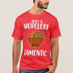 Ramentic Anime Kawaii Ramen Noodles Valentines Gra T-shirt