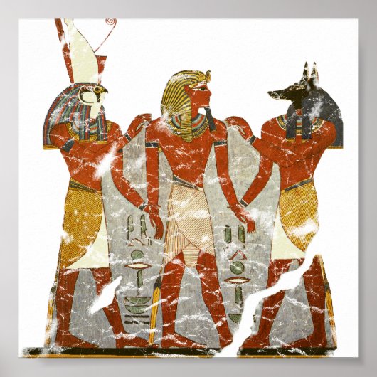 Ramesses, horus, anubus poster (Voorkant)