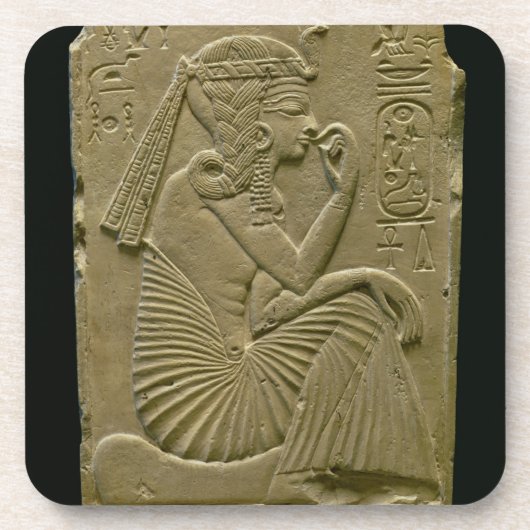 Ramesses II (1279-1213 BC) als kind, Nieuw Koninkr Bier Onderzetter (Voorkant)