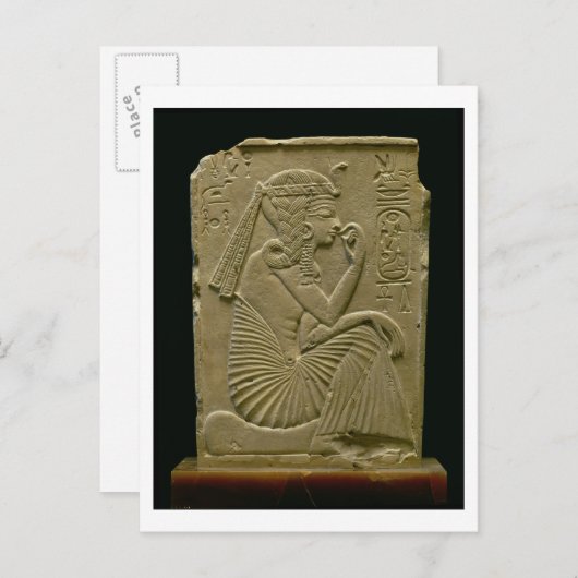 Ramesses II (1279-1213 BC) als kind, Nieuw Koninkr Briefkaart (Voorkant / Achterkant)