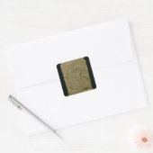 Ramesses II (1279-1213 BC) als kind, Nieuw Koninkr Vierkante Sticker (Envelop)