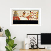 Ramesses II (1279-13 voor Christus) bij de slag om Poster (Thuiskantoor)