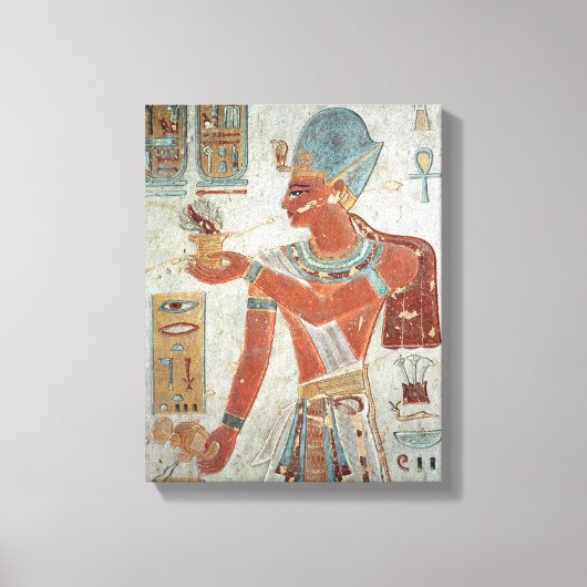 Ramesses II: geprezen voor oorlog Canvas Afdruk (Voorkant)
