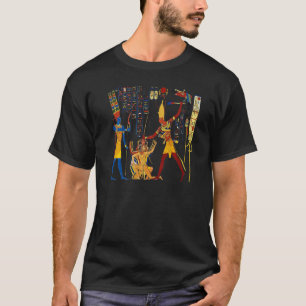 Ramesses II over het offeren van gevangenen aan de T-shirt