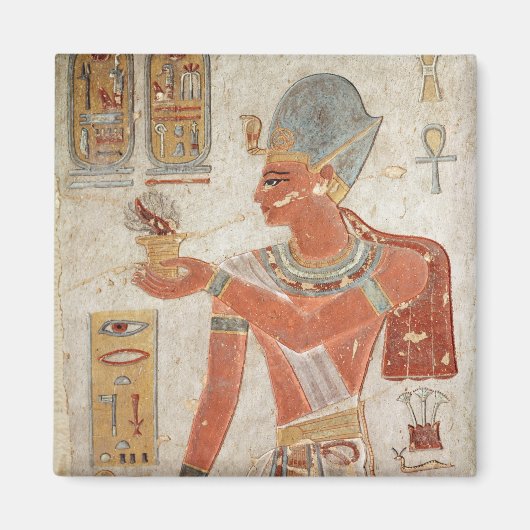 Ramesses III in gevechtsjurk Magneet (Voorkant)