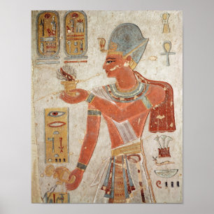 Ramesses III in gevechtsjurk Poster