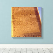 Ramesses III jacht op wilde stieren Canvas Afdruk (Insitu (Houten vloer))