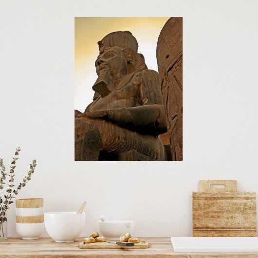 Ramesses in Luxor, Egypte (1) Poster (Keuken)