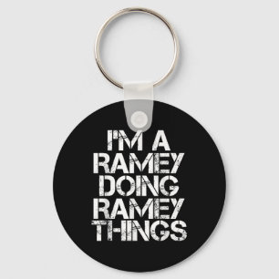 Ramey Funny Achternaam Family Tree Verjaardag Reün Sleutelhanger