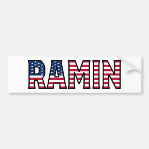 Ramin Name Vorname USA Aufkleber Sticker Auto