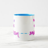 Raming - Roze Tweekleurige Koffiemok (Center)