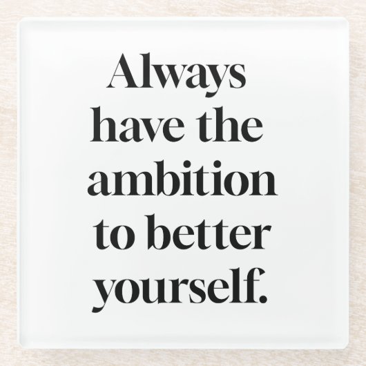 Ramingglas Onderzetter Glazen Onderzetter (Voorkant)