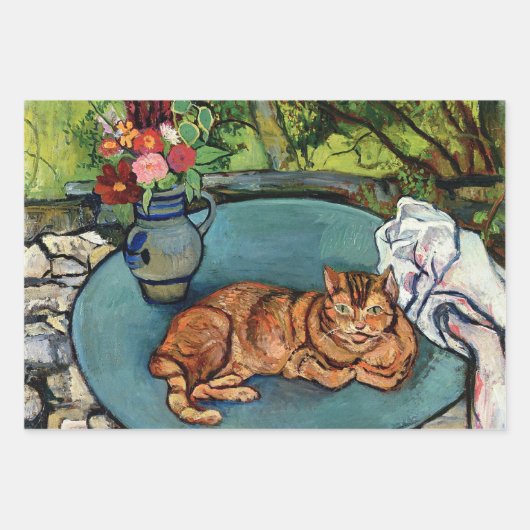 Raminou en Pitcher met anjers Inpakpapier Vel (Voorkant)