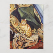 Raminou Kattendoek Suzanne Valadon Briefkaart (Voorkant)