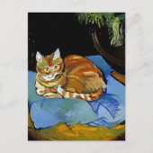 “Raminou on a Blue Blanket” by Suzanne Valadon Briefkaart (Voorkant)