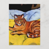 “Raminou on a Yellow Blanket’ by Suzanne Valadon Briefkaart (Voorkant)