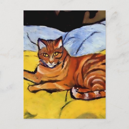 “Raminou on a Yellow Blanket’ by Suzanne Valadon Briefkaart (Voorkant)