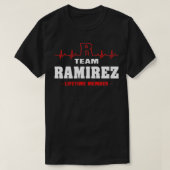 Ramirez Achternaam Familieteam Ramirez T-shirt (Design voorkant)