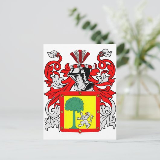 Ramirez Coat of Arms Briefkaart (Staand voorkant)
